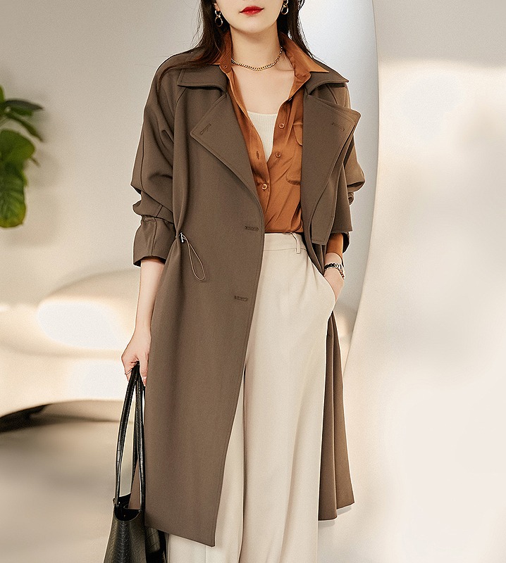 여자명품옷 루즈핏 봄 트렌치 코트